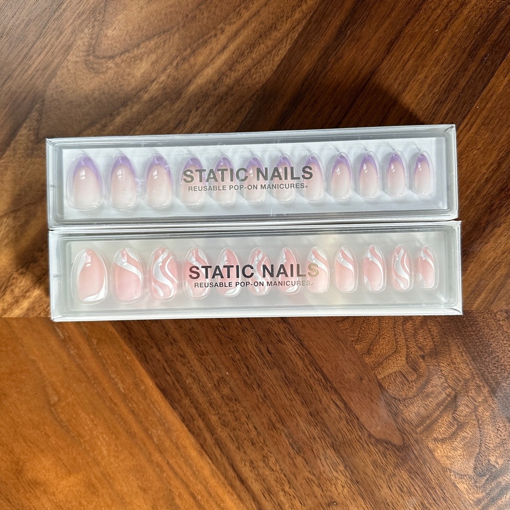 Reusable Press-On Nails Bundle - Medium Almond Shape
